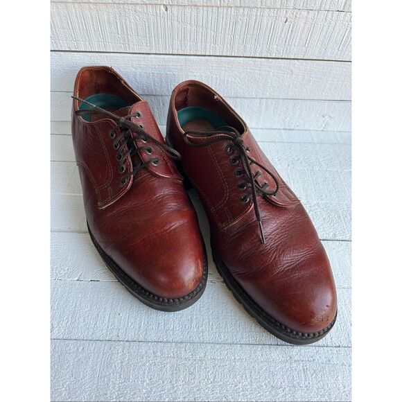 H.S. Trask Men’s Rugged Leather Workwear Oxford Shoes 9.5M USA Made - Picture 1 of 7
